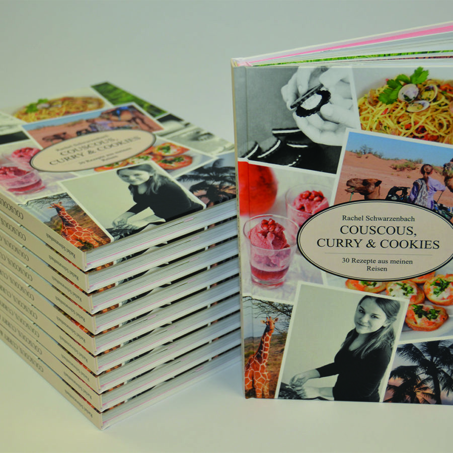 Drucken und Binden, das eigene Kochrezeptbuch